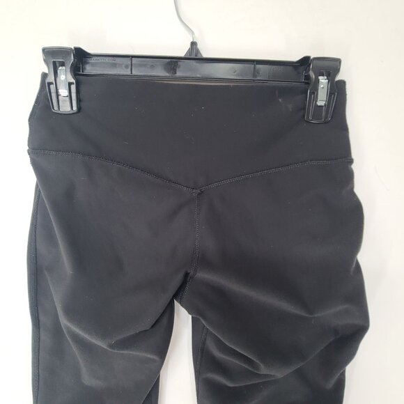 Nike Dri-Fit Women's Cropped Athletic Leggings Black Size XS Workout Athletic - Picture 5 of 7